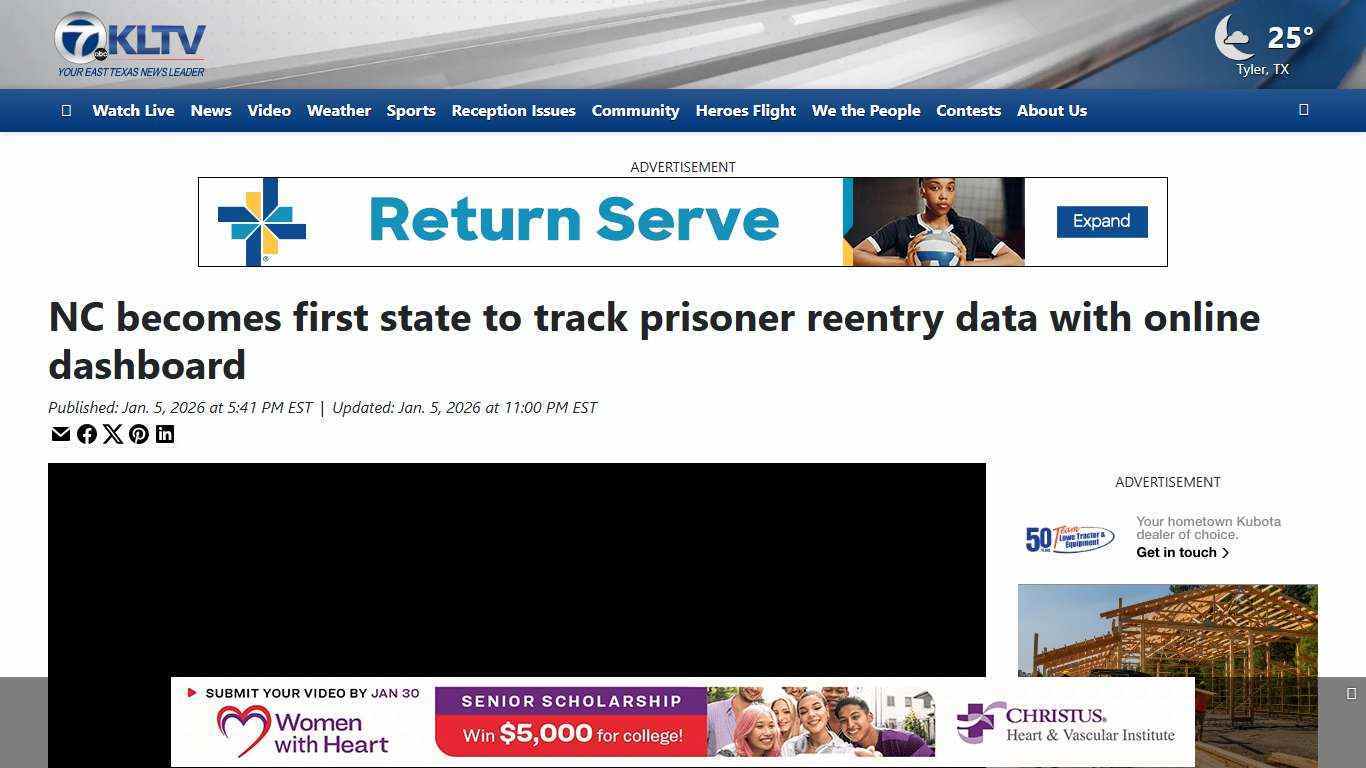 NC becomes first state to track prisoner reentry data with online dashboard